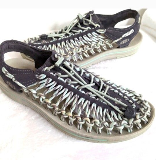 KEEEN Uneek Slice Woven Slingback Hiking Outdoor Sandal Shoes Womens Size 10