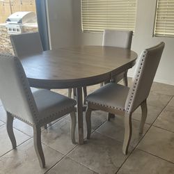 Dinette, Chairs and Matching Counter stools 