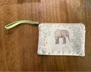 Gray elephant wristlet!