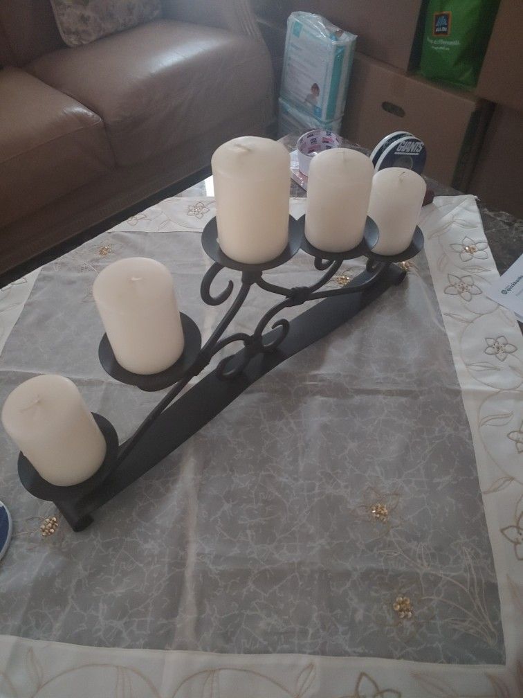 Pillar Candle holder Set