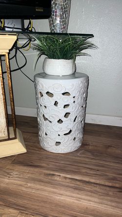 decorative ceramic stool