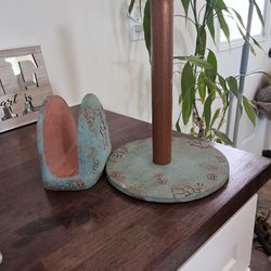 Matching Napkin And Paper Towel Holder