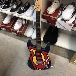 ELECTRIC GUITAR SUPERMAN SIXFLAGS 
