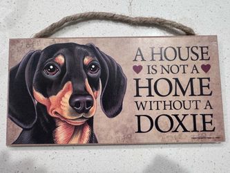 Love Dachshund dog sign