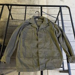 Navy Green Coat