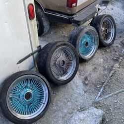 18” rims wire wheels