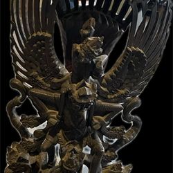 Mahogany Wood Sculpture 