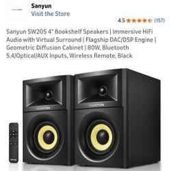 Bookshelf Speakers- 4 Inch