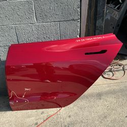 2024 - 2025 TESLA MODEL 3 - REAR DRIVER SIDE DOOR OEM 