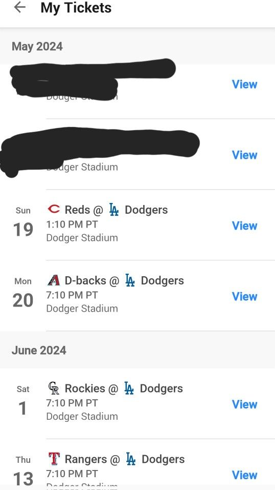 Dodger Tickets 2024