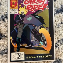 Ghost Rider #1 (1990) 1st Appearance Of Ghost Rider Danny Ketch.