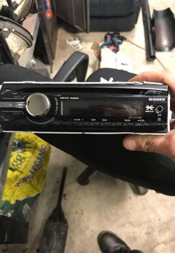 Sony head unit