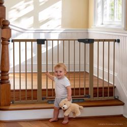 BRAND NEW Extra Wide Baby Gate 30-54 Inches Wise