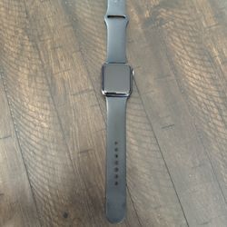 Two Apple Watches, one charger. Both are Apple Watch SE (GPS) 40mm Aluminum Case”