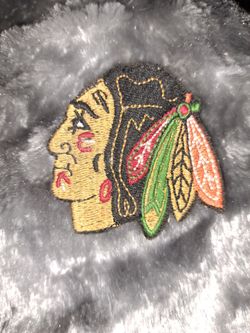 1950's Never Used Indian Logo Chicago Black Hawks NHL