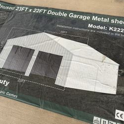 Storage Building Garage 23x22 Metal Building 