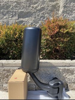 08-17 Freightliner Cascadia Black Door Mirror 