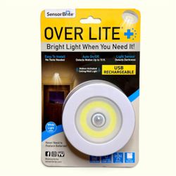 Sensor Brite Over Lite+ Motion-Activated LED Light NIB