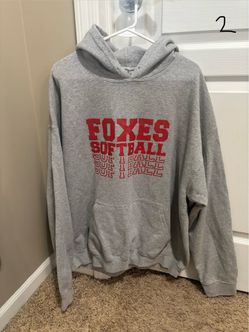 Women’s Yorkville Foxes Softball Hoodie-Size XL