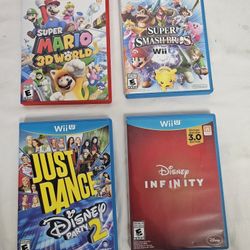 Wii U Nintendo Games (Prices in Description)
