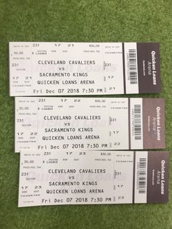 Cavs tickets for Friday’s game ( Cavs vs Kings)