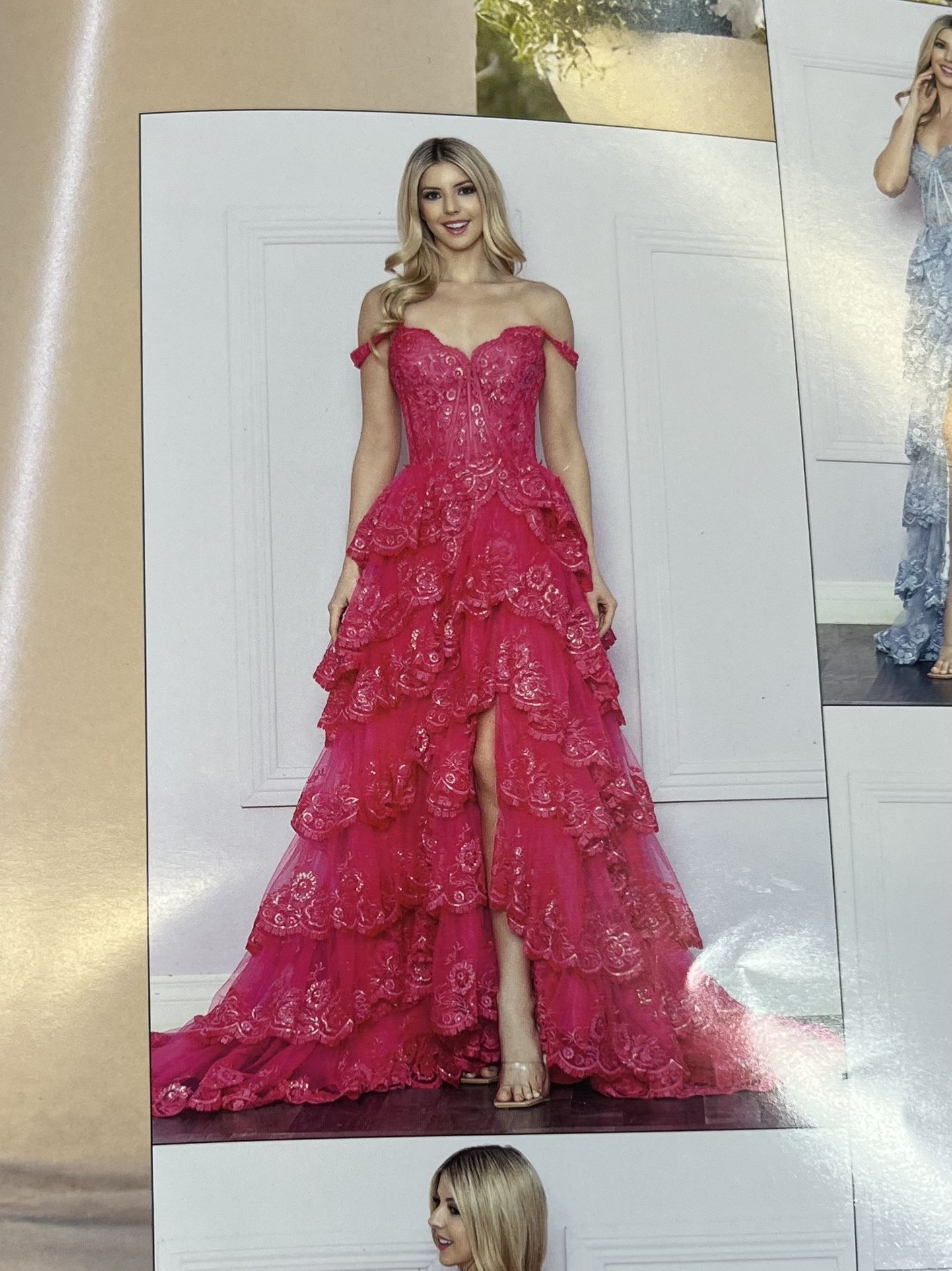 Fuchsia Prom Dress
