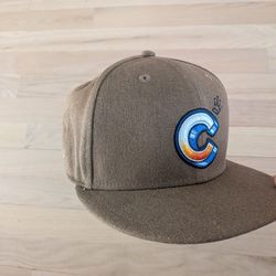 New Era Brown Chicago Cubs Logo Scribble 59FIFTY Fitted Hat Size 8