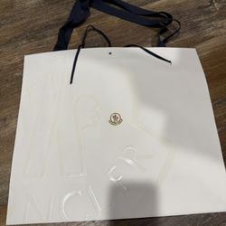 Moncler Large Paper Bag
