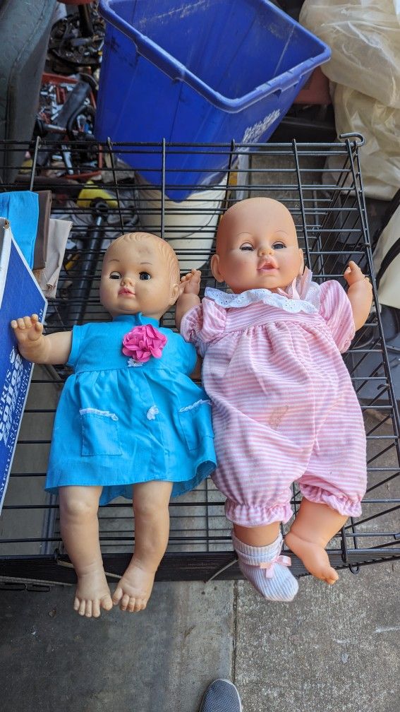 Two Vintage Baby Dolls