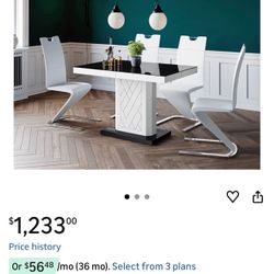 Brand New Modern Dining Table – Never Assembled