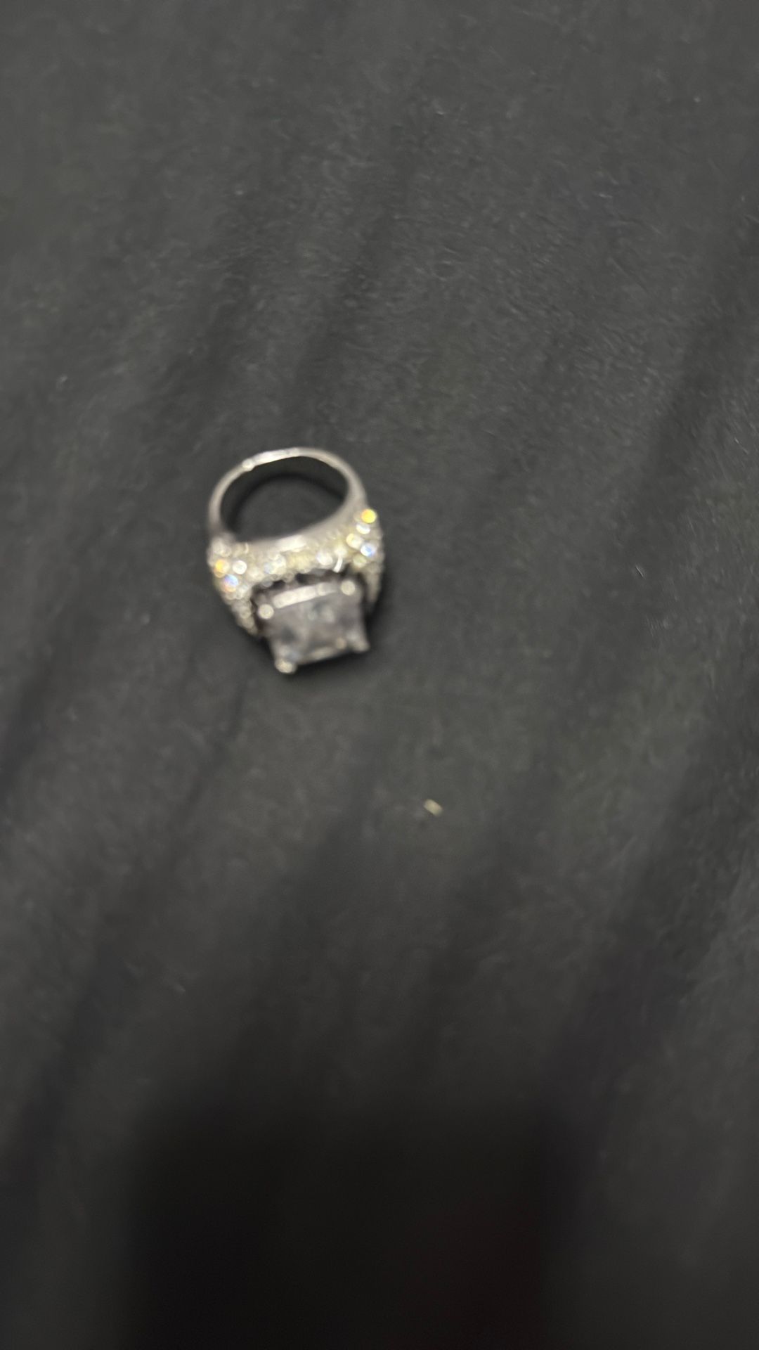Fake Moissanite Ring