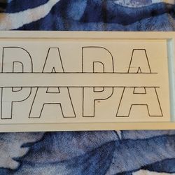 Father's Day Gift Wood Sign