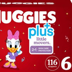 Huggies Plus Diapers Sizes 6