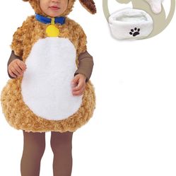 Spooktacular Creations Halloween Puppy Costume for Kids, Toddler Puppy Costume for Baby Halloween Animal Dress Up Party