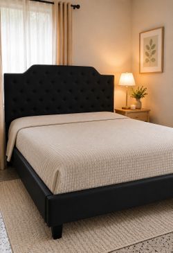Bed frame new black full size