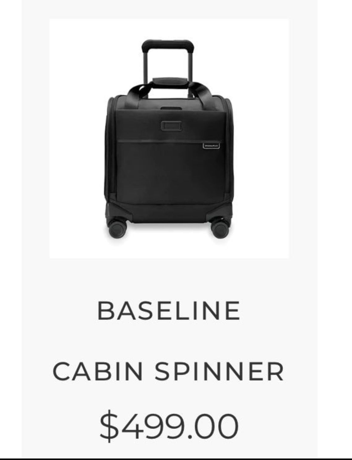 Briggs And Riley Baseline Cabin Spinner