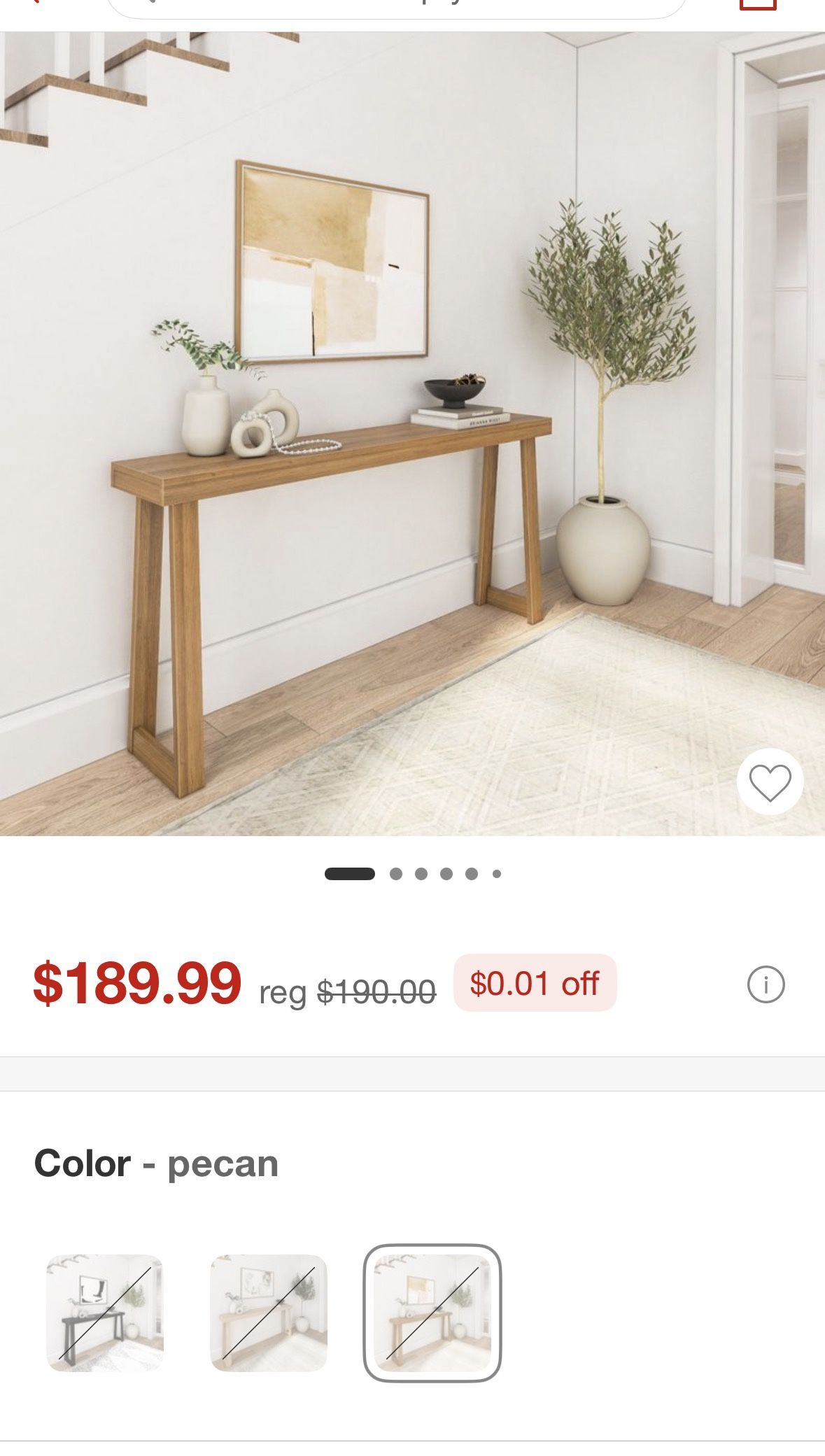 Console Table