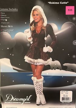 Eskimo Cutie Costume-Halloween - Size Small