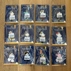 Disney Mickey Mouse The Main Attraction Full Set of 12 Pins