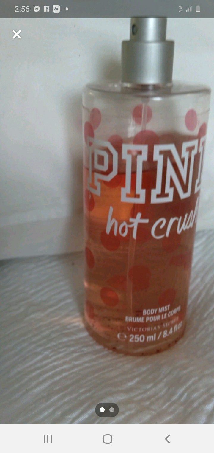 Pink body spray. HOT CRUSH