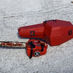 Homelite Chainsaw With Case