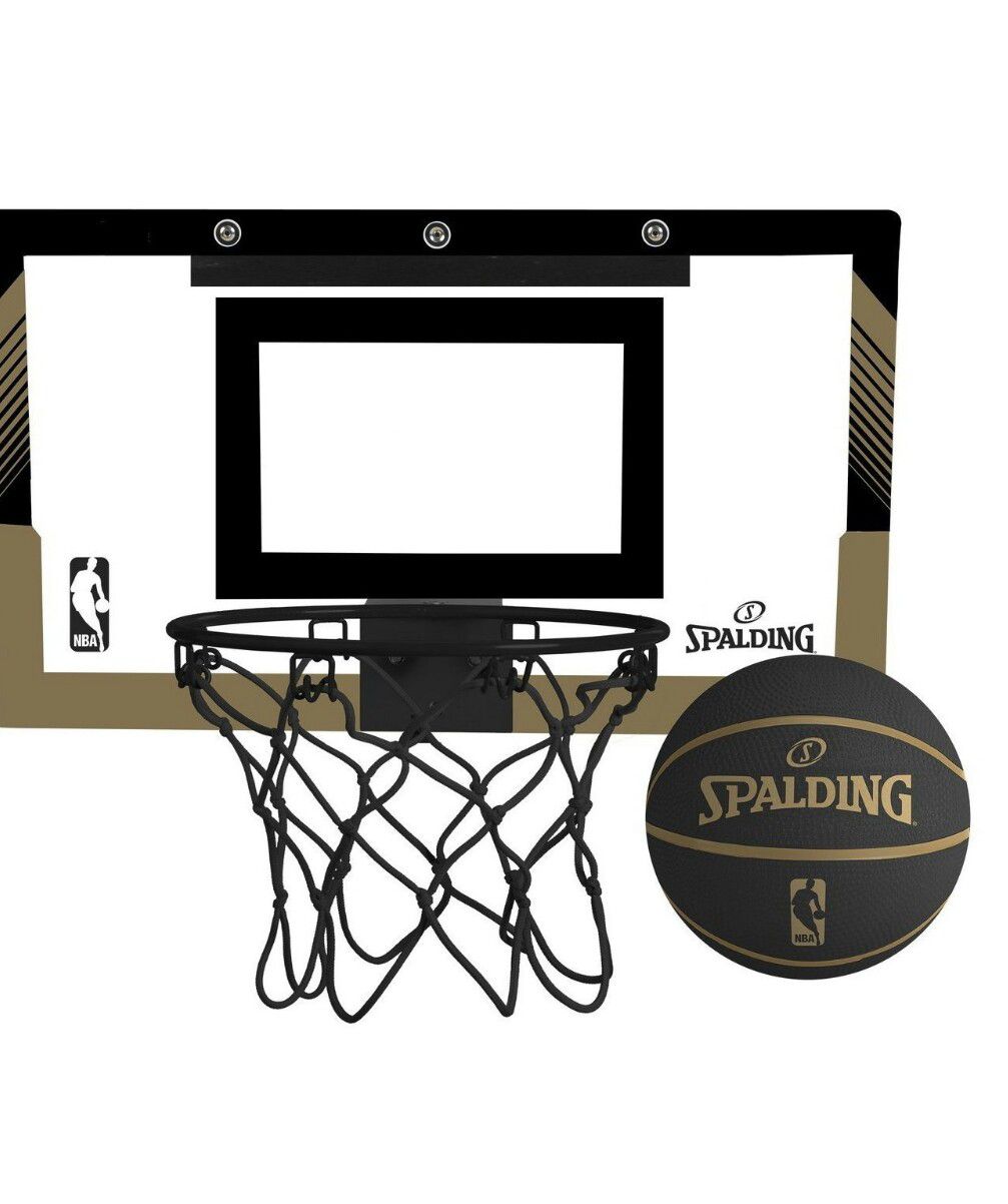 Spalding NBA Slam Jam Over-The-Door Black & Gold Edition