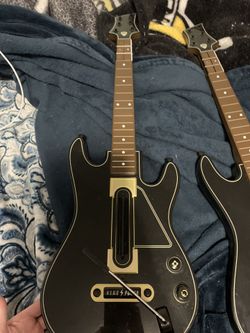 2 Bluetooth guitar hero guitars