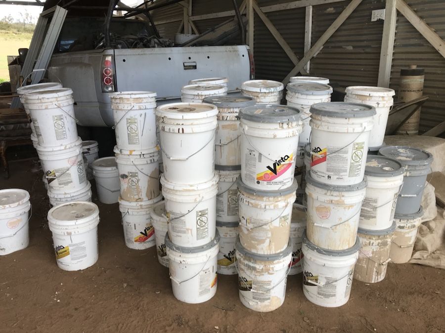 Vista paint 5 gallon buckets $50 each
