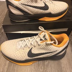Kobe 6 White Del Sol 