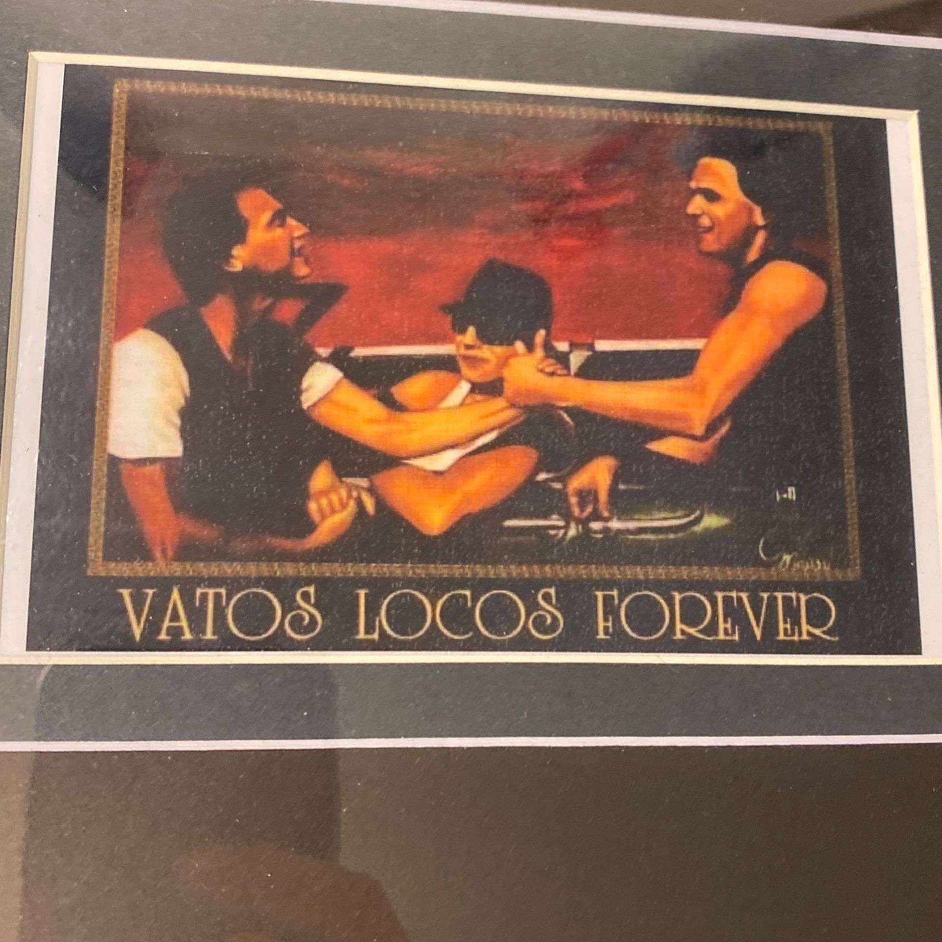 VATOS LOCOS FOREVER MOVIE CUSTOM FRAMED PRINT 11x13