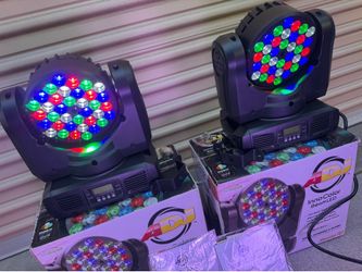 ADJ American DJ Inno Color Beam LED RGBW Moving Head Wash Beam DMX Stage Karaoke Party Light
