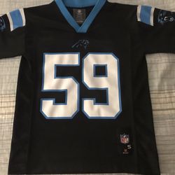 NFL Youth Boys Luke Kuechly Carolina Panthers Mid-Tier Jersey Black