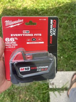 Milwaukee Batteries New