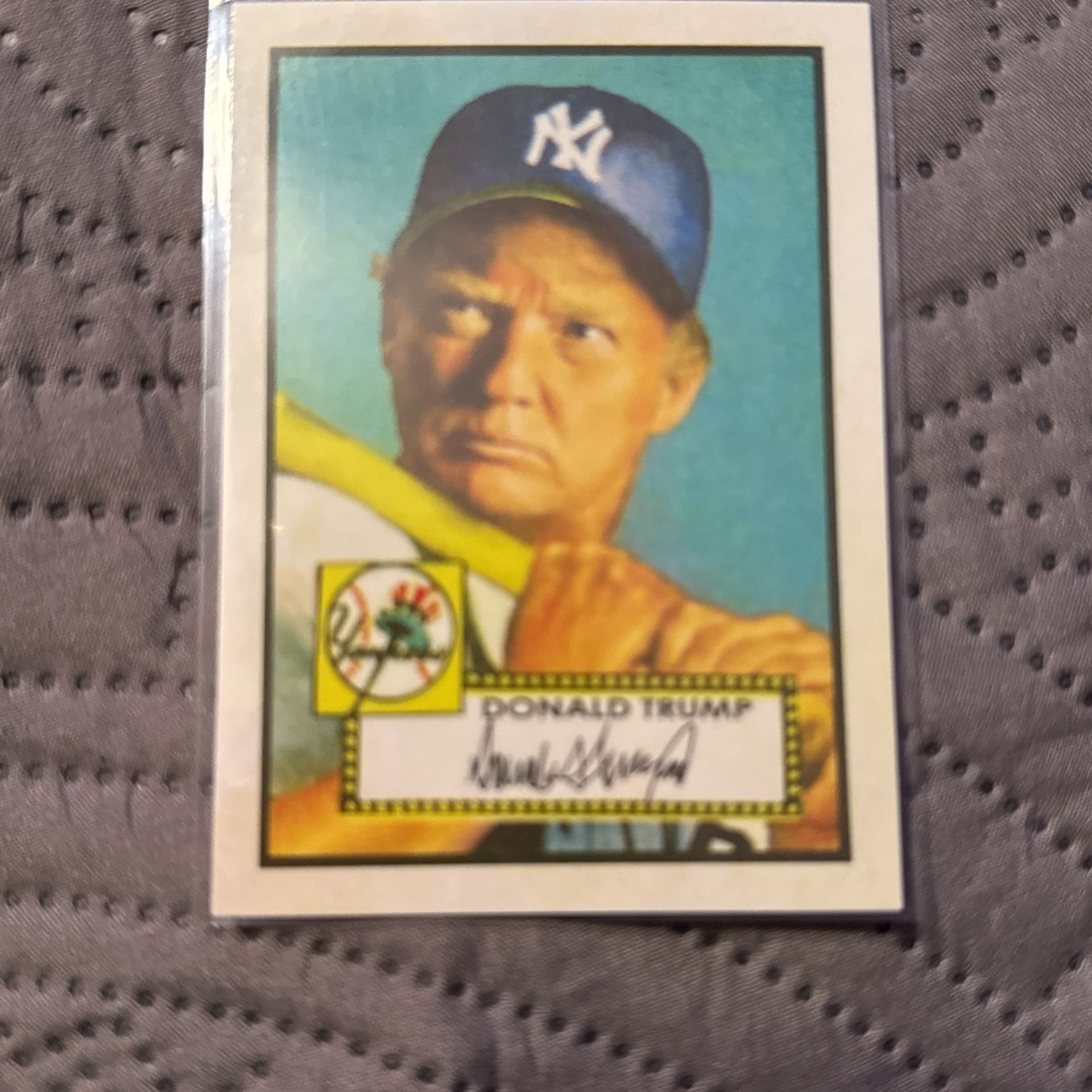 Donald Trump (Mickey Mantle 1952 ) Tribute Card